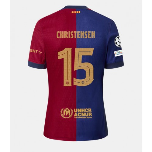 Fotballdrakt Herre Barcelona Andreas Christensen #15 Hjemmedrakt 2024-25 Kortermet